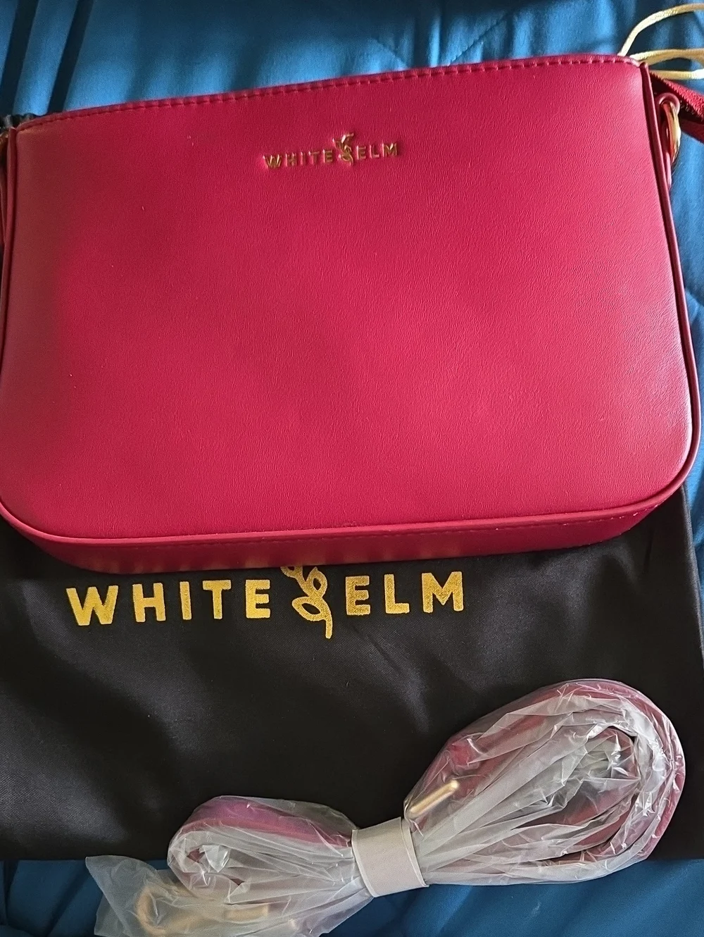 White Elm Fuchsia Crossbody Bag